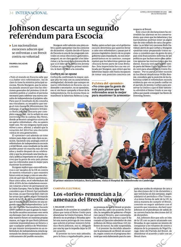 ABC MADRID 04-11-2019 página 34