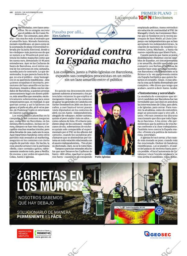 ABC SEVILLA 07-11-2019 página 21