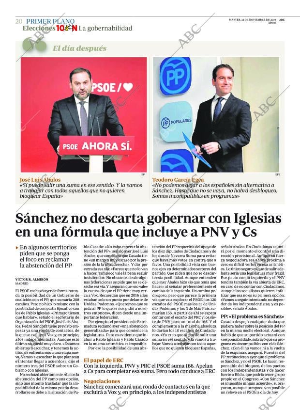 ABC CORDOBA 12-11-2019 página 20