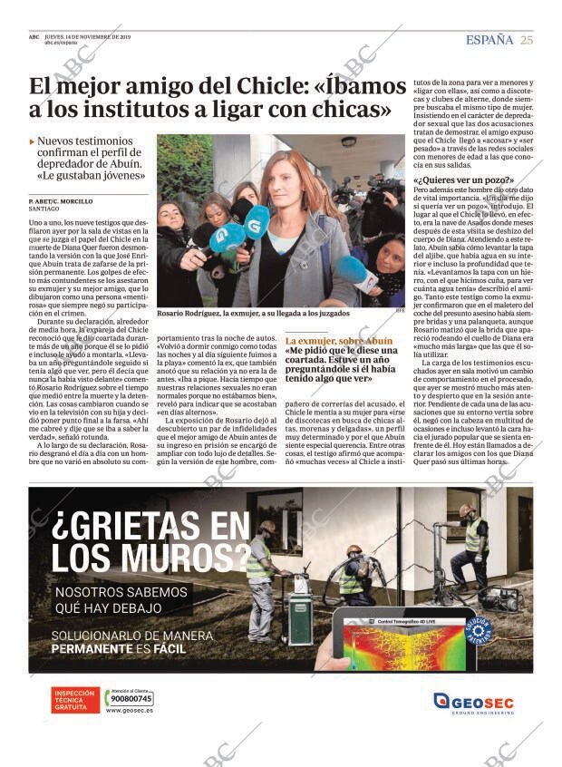 ABC MADRID 14-11-2019 página 25