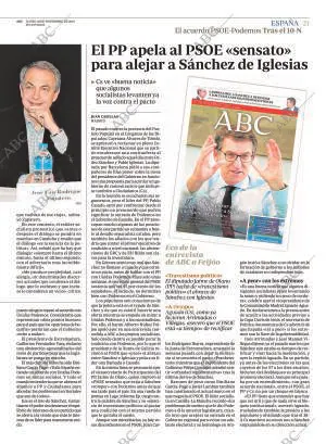 ABC MADRID 18-11-2019 página 21