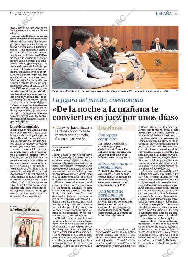 ABC MADRID 18-11-2019 página 25
