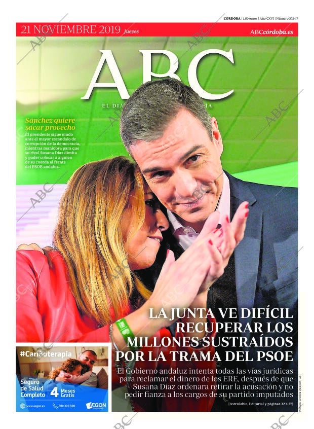 ABC CORDOBA 21-11-2019 página 1