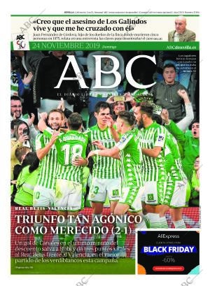 ABC SEVILLA 24-11-2019 página 1