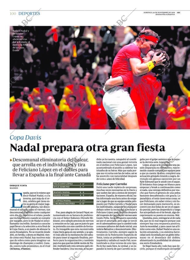 ABC SEVILLA 24-11-2019 página 100