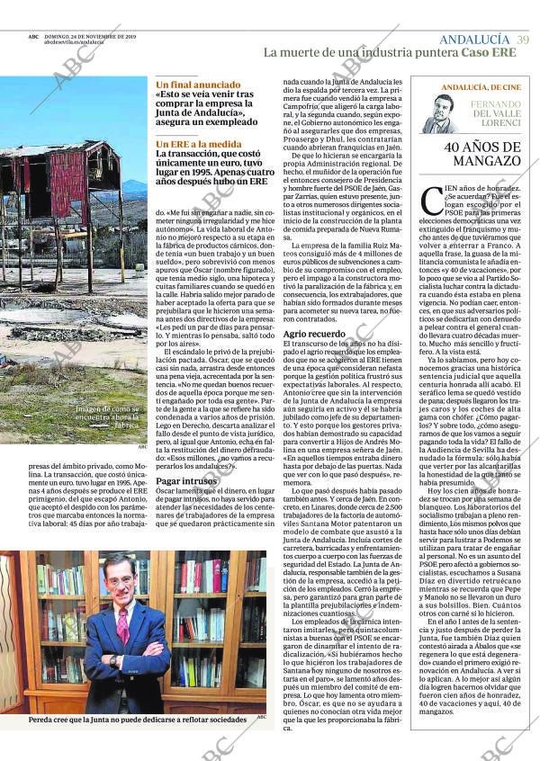 ABC SEVILLA 24-11-2019 página 39