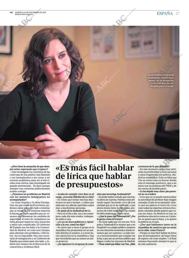 ABC SEVILLA 24-11-2019 página 47