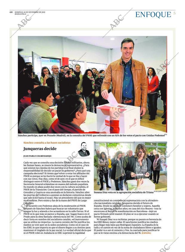 ABC SEVILLA 24-11-2019 página 5