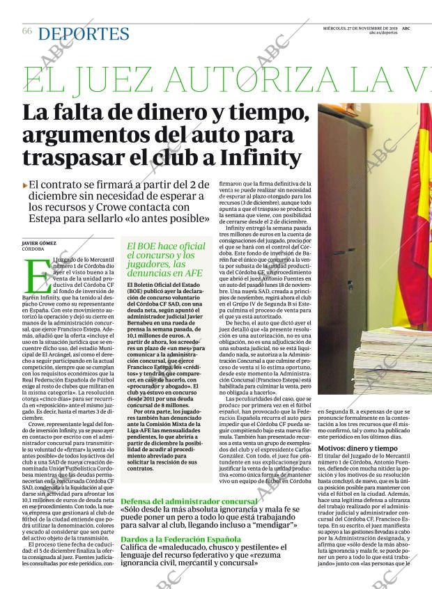 ABC CORDOBA 27-11-2019 página 66