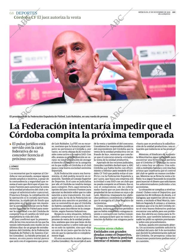 ABC CORDOBA 27-11-2019 página 68