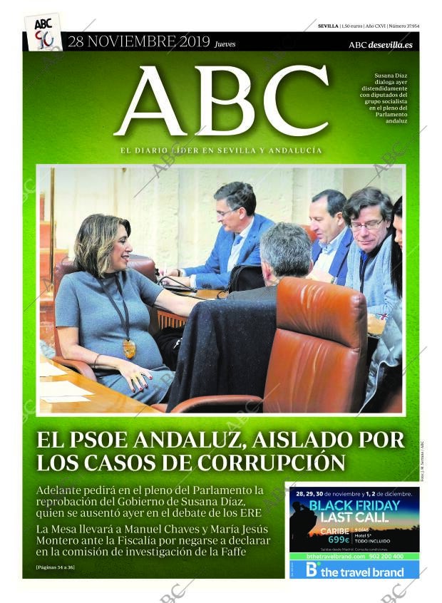ABC SEVILLA 28-11-2019 página 1