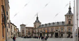 Artesonado despacho de presidencia de la Casa Cisneros