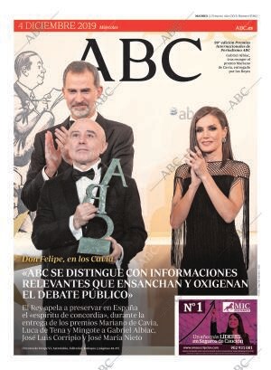 ABC MADRID 04-12-2019 página 1