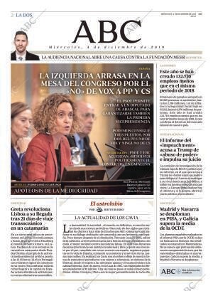 ABC MADRID 04-12-2019 página 2