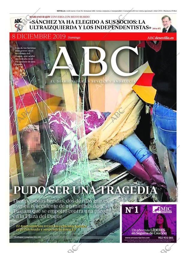 ABC SEVILLA 08-12-2019 página 1