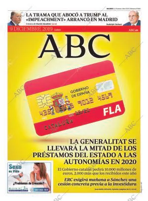 ABC MADRID 09-12-2019 página 1