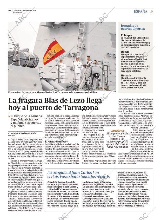 ABC MADRID 09-12-2019 página 19