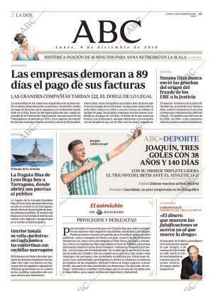 ABC MADRID 09-12-2019 página 2