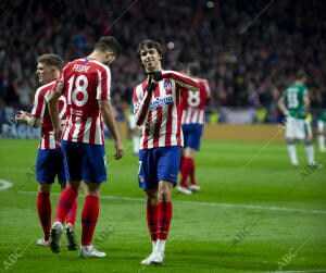 Partido atlético de Madrid contra el Lokomotiv de Moscú