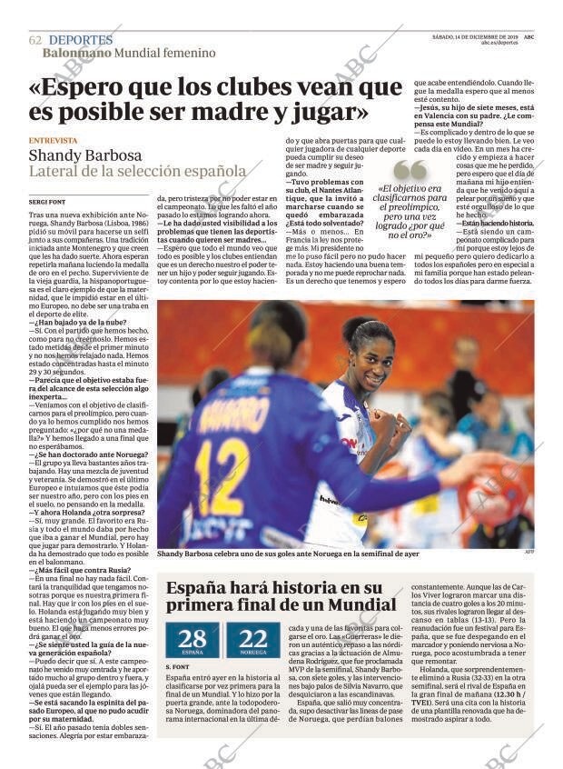 ABC MADRID 14-12-2019 página 62