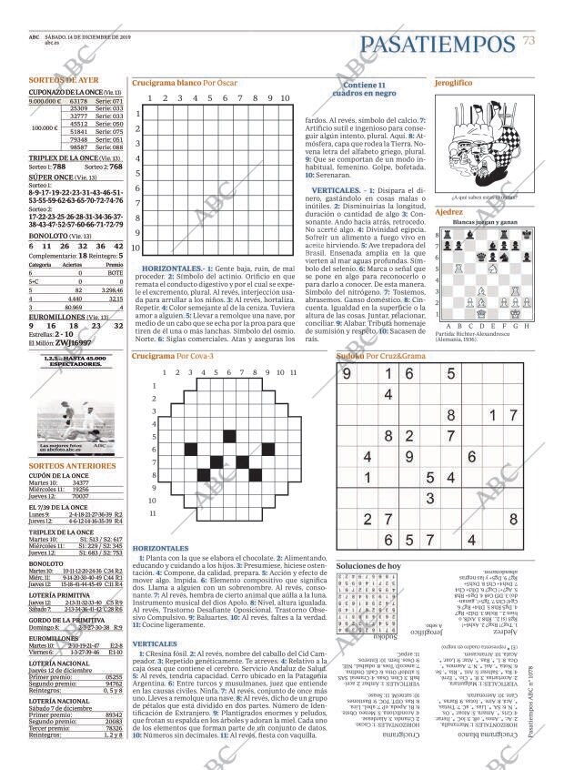 ABC MADRID 14-12-2019 página 73