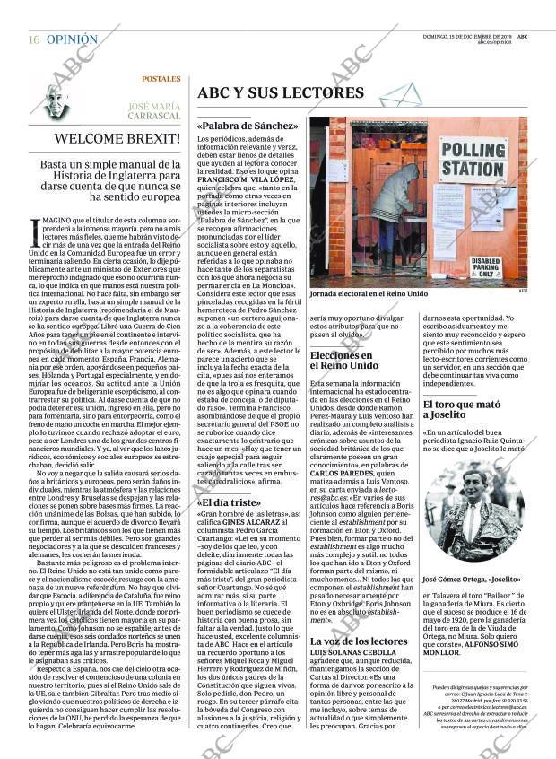 ABC MADRID 15-12-2019 página 16