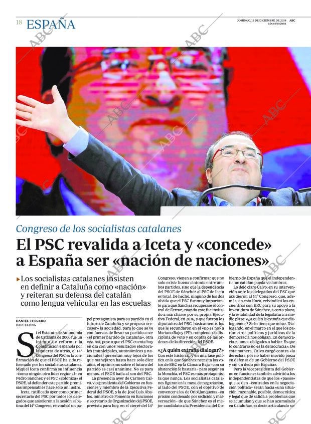 ABC MADRID 15-12-2019 página 18