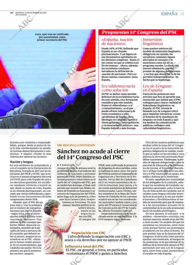 ABC MADRID 15-12-2019 página 19