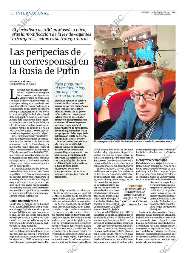 ABC MADRID 15-12-2019 página 42
