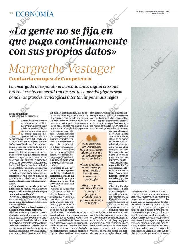 ABC MADRID 15-12-2019 página 44