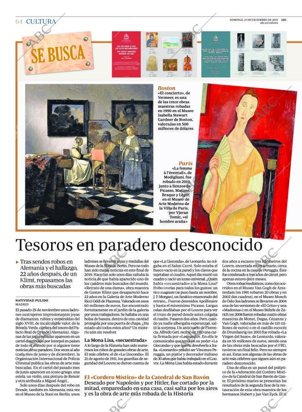 ABC MADRID 15-12-2019 página 64
