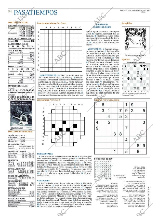 ABC MADRID 15-12-2019 página 94