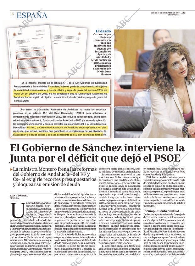 ABC MADRID 16-12-2019 página 16