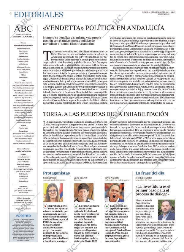 ABC MADRID 16-12-2019 página 4
