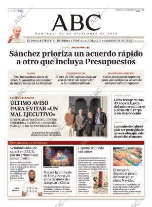 ABC MADRID 22-12-2019 página 2