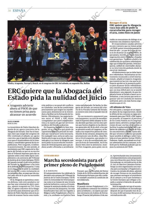 ABC SEVILLA 23-12-2019 página 38