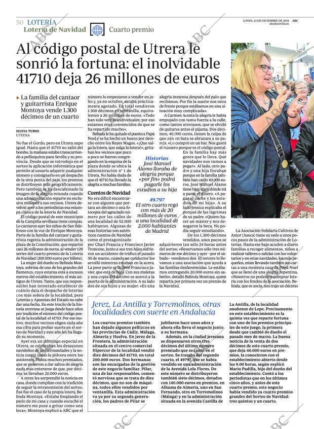 ABC SEVILLA 23-12-2019 página 50