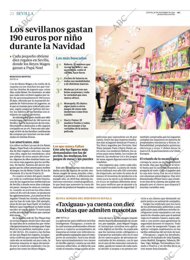 ABC SEVILLA 26-12-2019 página 22