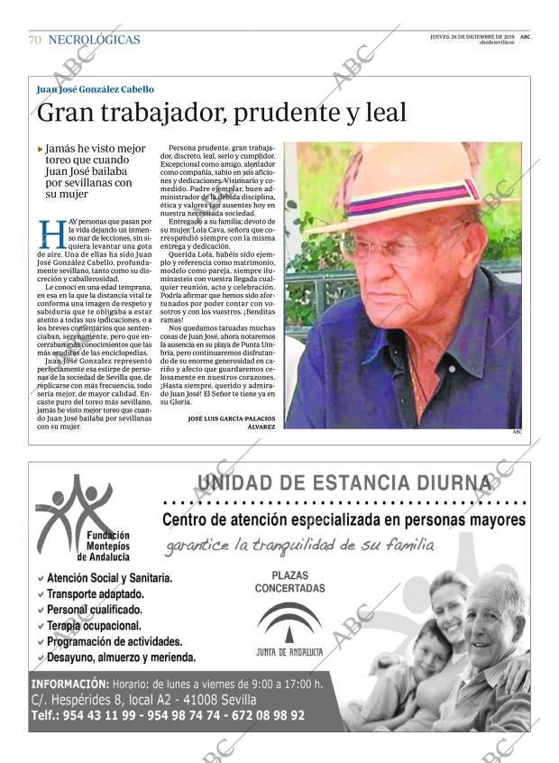 ABC SEVILLA 26-12-2019 página 70