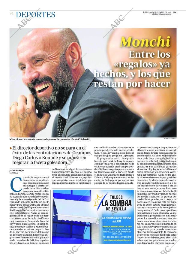 ABC SEVILLA 26-12-2019 página 74