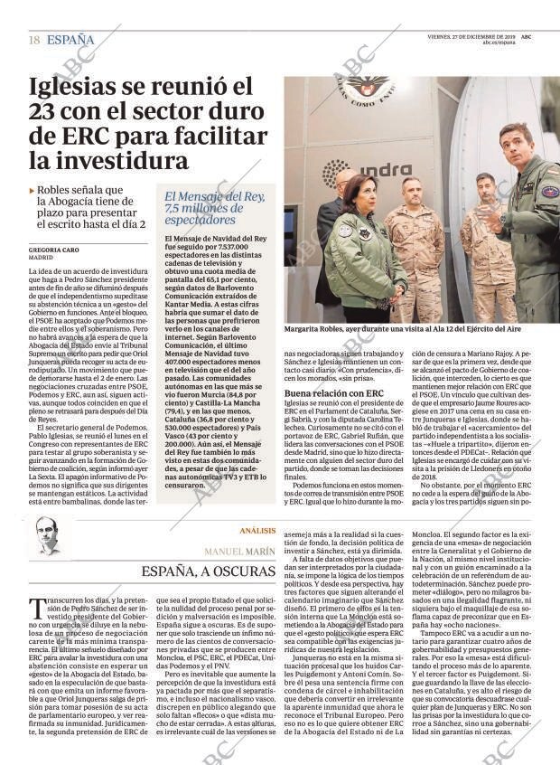 ABC MADRID 27-12-2019 página 18
