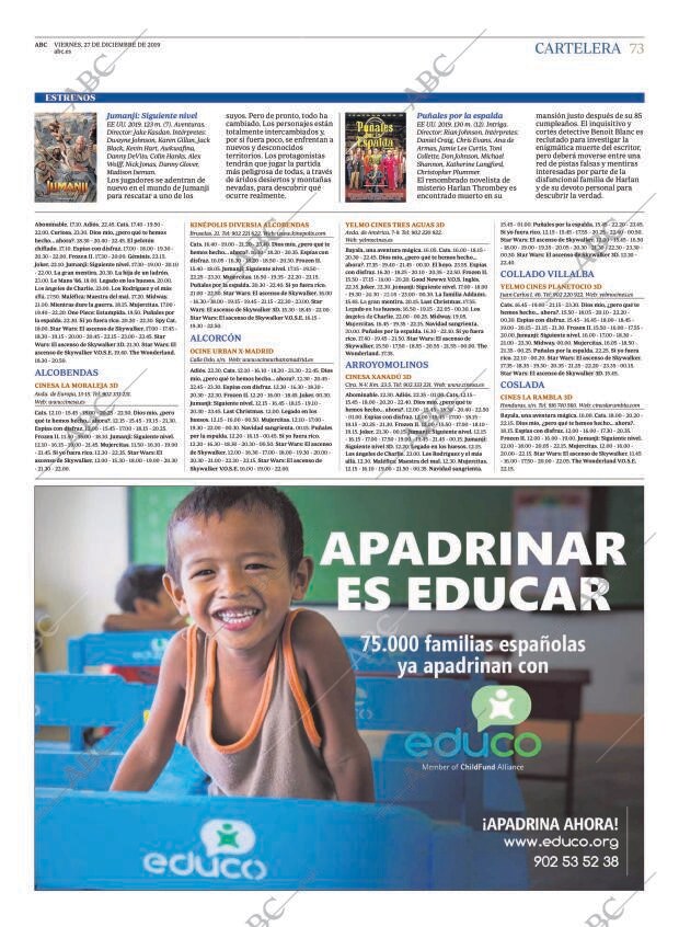 ABC MADRID 27-12-2019 página 73