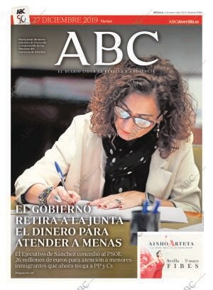 ABC SEVILLA 27-12-2019 página 1