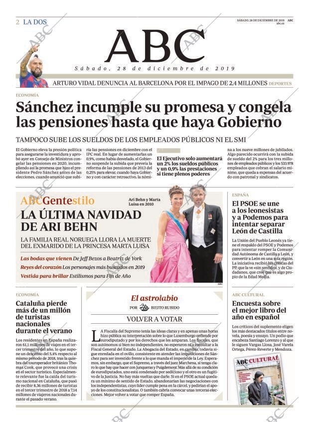 ABC MADRID 28-12-2019 página 2