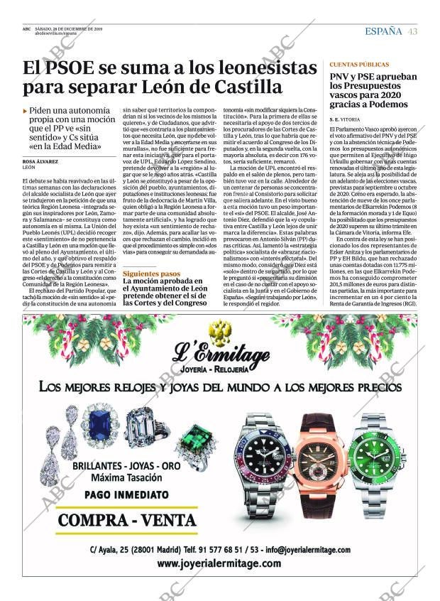 ABC SEVILLA 28-12-2019 página 43