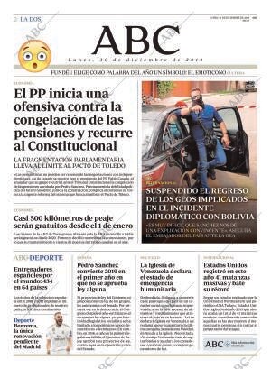 ABC MADRID 30-12-2019 página 2