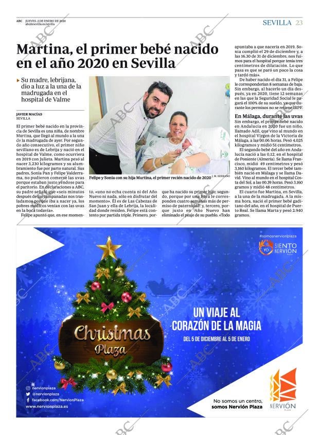ABC SEVILLA 02-01-2020 página 23