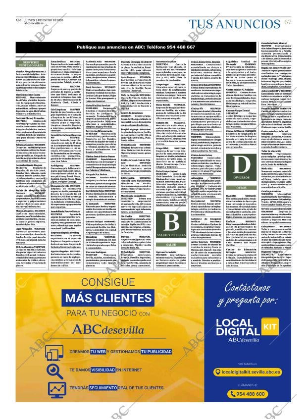 ABC SEVILLA 02-01-2020 página 67