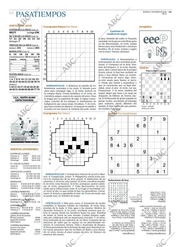 ABC MADRID 07-01-2020 página 64