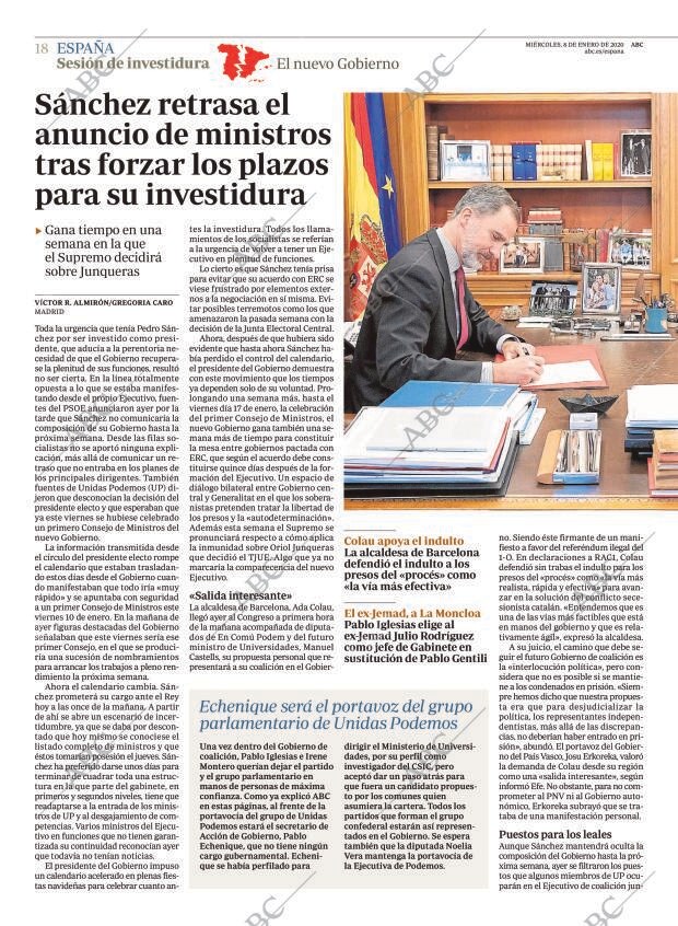 ABC MADRID 08-01-2020 página 18
